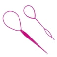 thumbnail image 3 of 2PCS Hair Loop Styling Tool Topsy Tail Hair Braid Ponytail Styling Clip Bun Maker For Girls Hairstyle, 3 of 5