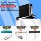 thumbnail image 2 of VIWIEU Tapones de cubierta de puerto USB tipo C Protectores de tapa antipolvo de metal 2 piezas compatibles con Samsung Galaxy S23/S22/S21 MacBook Pro Air (negro), 2 of 5