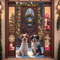 thumbnail image 3 of Festive Dog Banner Cute Design Holiday Decorations Winter Celebration, 3 of 8