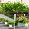 thumbnail image 5 of Scidweet 20 Bundles Fake Plants, Artificial Boston Ferns Fake Flowers Faux Plants Indoor Outdoor Spring Summer Greenery Home Office Garden Decoration, 5 of 8