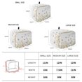 thumbnail image 6 of Toaster Cover 2 Slice, Spring Floral Dustproof Bakeware Oven Protector with Top Hook, Butterfly Summer Botanical Watercolor Waterproof Small Kitchen Appliance Toasters Dust Cover, 11"x6"x8", 6 of 9