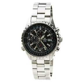 Casio Casio Edifice Ef536d 7av Men S Stainless Steel Silver Dial Chronograph Watch Walmart Com Walmart Com