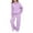 Purple, variant on LIJCC Girls Sweatsuit 2 Piece Tracksuit Solid Color Outfits - Hoodie Sweatshirts and Jogger Sweatpants with Pockets Fall Winter Clothing Fashion Sets