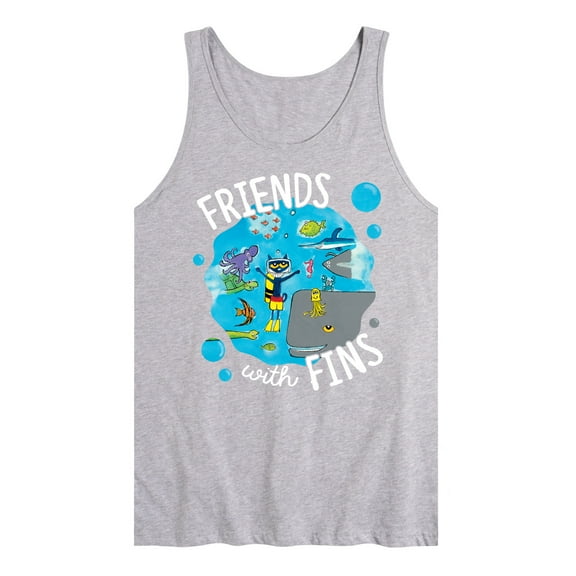 Pete The Cat - Friends With Fins - Men's Jersey Tank Top