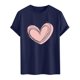 thumbnail image 2 of Ceisia Men's Casual Heart-Printed Short Sleeve Crew Neck Gift T-Shirt, 2 of 4