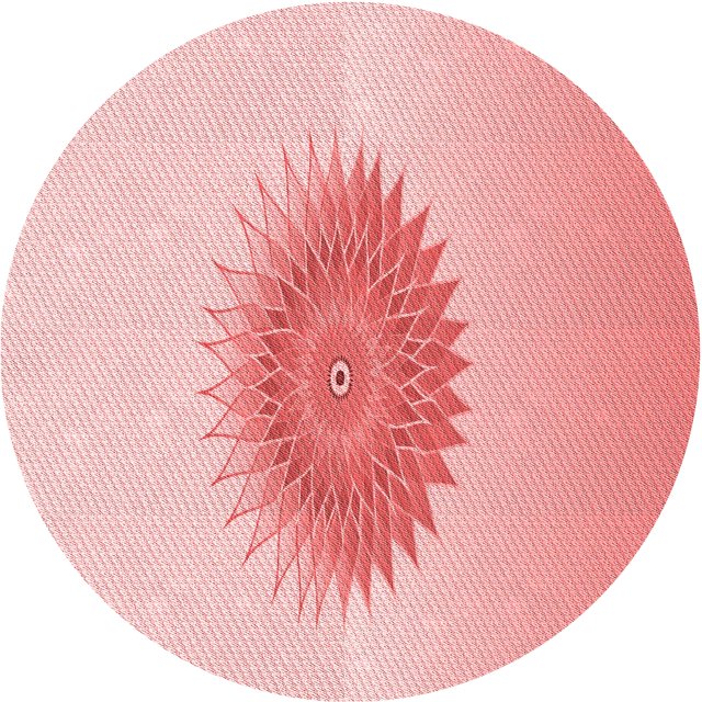 Ahgly Company Tapis d'Intérieur Ronds Transitionnels Rouges Lavables à la Machine, 3 Pieds Rond