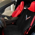 thumbnail image 2 of C8 Corvette Seat Cover/Seat Towels : Stingray, Z51 Set of 2, Grey, 2 of 4
