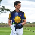 thumbnail image 3 of Bingfone Solar System for Men's Button-down POLO Shirts, Quick-drying Shirts and T-shirts for Summer, Suitable for Vacation and Business-3X-Large, 3 of 6