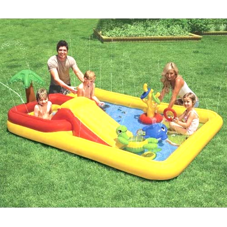 Open Box) Intex, 57454EP, Ocean Play Center Rectangular Kiddie