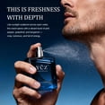 thumbnail image 5 of Ycz Charm Unfolds Men's Cologne (2-Pack), Marine & Oriental Woody Fragrance, Long Lasting Eau De Parfum Gift Set, 2 x 1.7 oz (Total 3.4 oz), 5 of 8