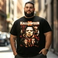 thumbnail image 2 of Halloween Horror Movie Night Shirt Big & Tall Men T Shirts Graphic Tee Tshirts Gift 2025 4XL T0 5DM1 043, 2 of 8