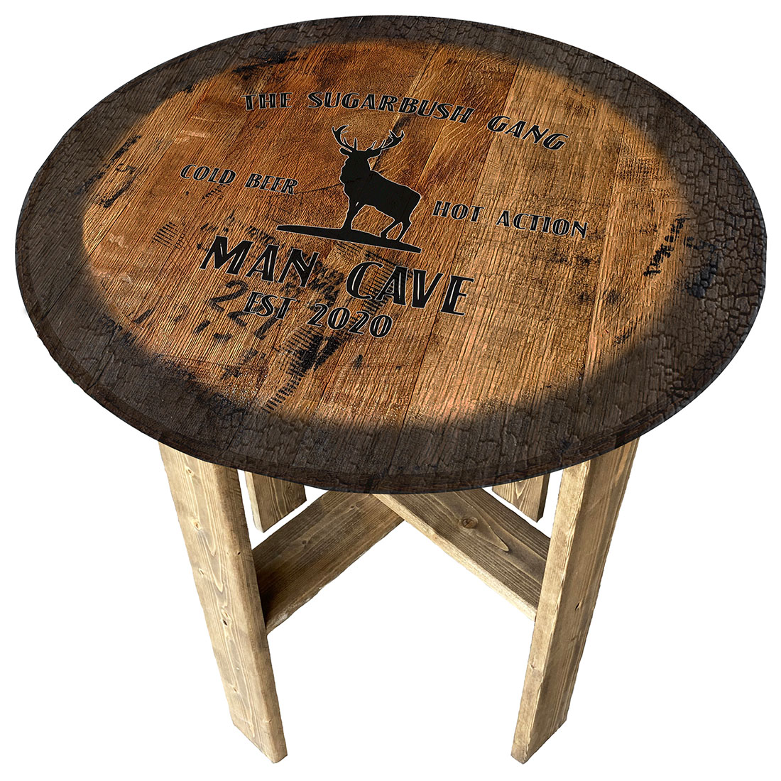 Whitetail Deer Hunting Man Cave Home Bar Hunting Gift Farmhouse Rustic