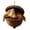 D-1pc, variant on 1Pcs Forest Animal Acorn Ornaments, 2D Flat Acrylic Christmas Tree Hanging Decorations, Rustic Nature-Themed Woodland Pendant for Xmas Tree Home Party Decor