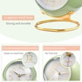 thumbnail image 5 of Relojes, Retroiluminación, Diseño Simple y , Reloj de Escritorio Pequeño con Luz , Silencioso, Funciona con Pilas, Color Negro., 5 of 5