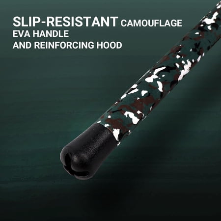 4-Piece Surf Spinning Fishing Rod Carbon Fiber Portable Travel Pole