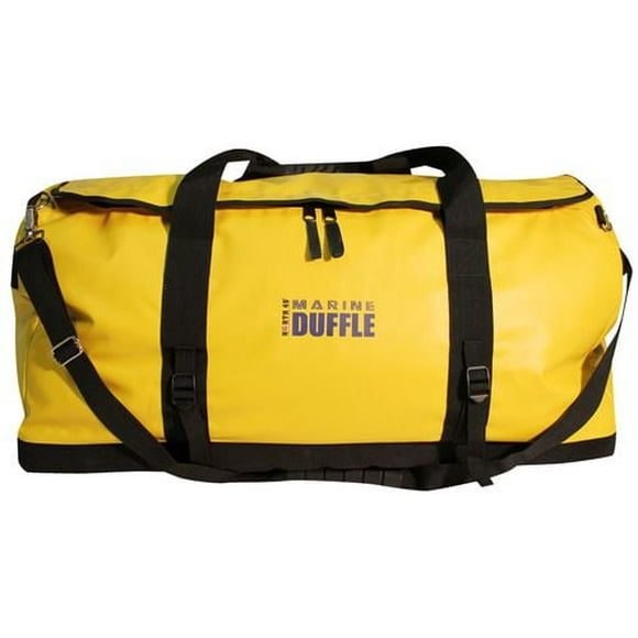 North 49 Large Yellow Marine Duffle Bag - 28.5" x 16" - Made of Strong PVC/Polyester - Padded Handles