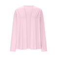thumbnail image 5 of Sevevn Cardigan Sweaters for Women Women's Solid UPF 50+ Cardigan Sun Shirts Long Sleeve Sun Wrap With Pockets Ice Silk Sunscreen Jacket Savings Up to 30% Off Pink XXL, 5 of 6
