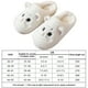 thumbnail image 4 of Algodón otoño e invierno para hombres y mujeres pantuflas felpa para el con gatitos dibujos animados para hombres y mujeres (TW-1 blanco 42-43) (adecuadas para pies 41-42), 4 of 7