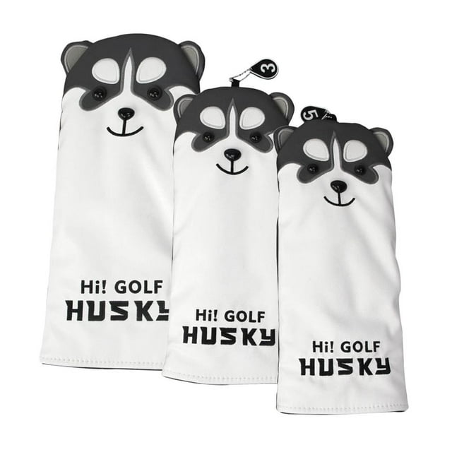 Funda de para golf Impermeable y Creativa de Dibujos Animados Husky, Accesorio para golf