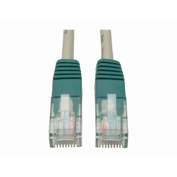Tripp Lite 10ft Cat5e 350MHz Molded Cross-over Patch Cable (RJ45 M/M) - Gray