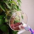 thumbnail image 3 of Bird Feeder Hanging Seed Feeder Transparent Wild Bird Feeder, 3 of 5