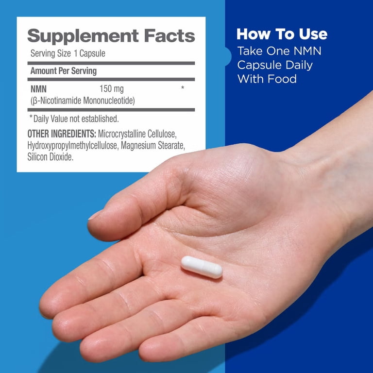 GNC Preventive Nutrition NMN, NMN Supplement, 60 Count, 60