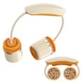 thumbnail image 2 of Portable Wearable Neck Fan for & Adults, Lightweight 6.3 oz Rechargeable Foldable Hands-Free Mini Fan, 360Â° Adjustable Airflow for Travel Office Commuting, 2 of 6