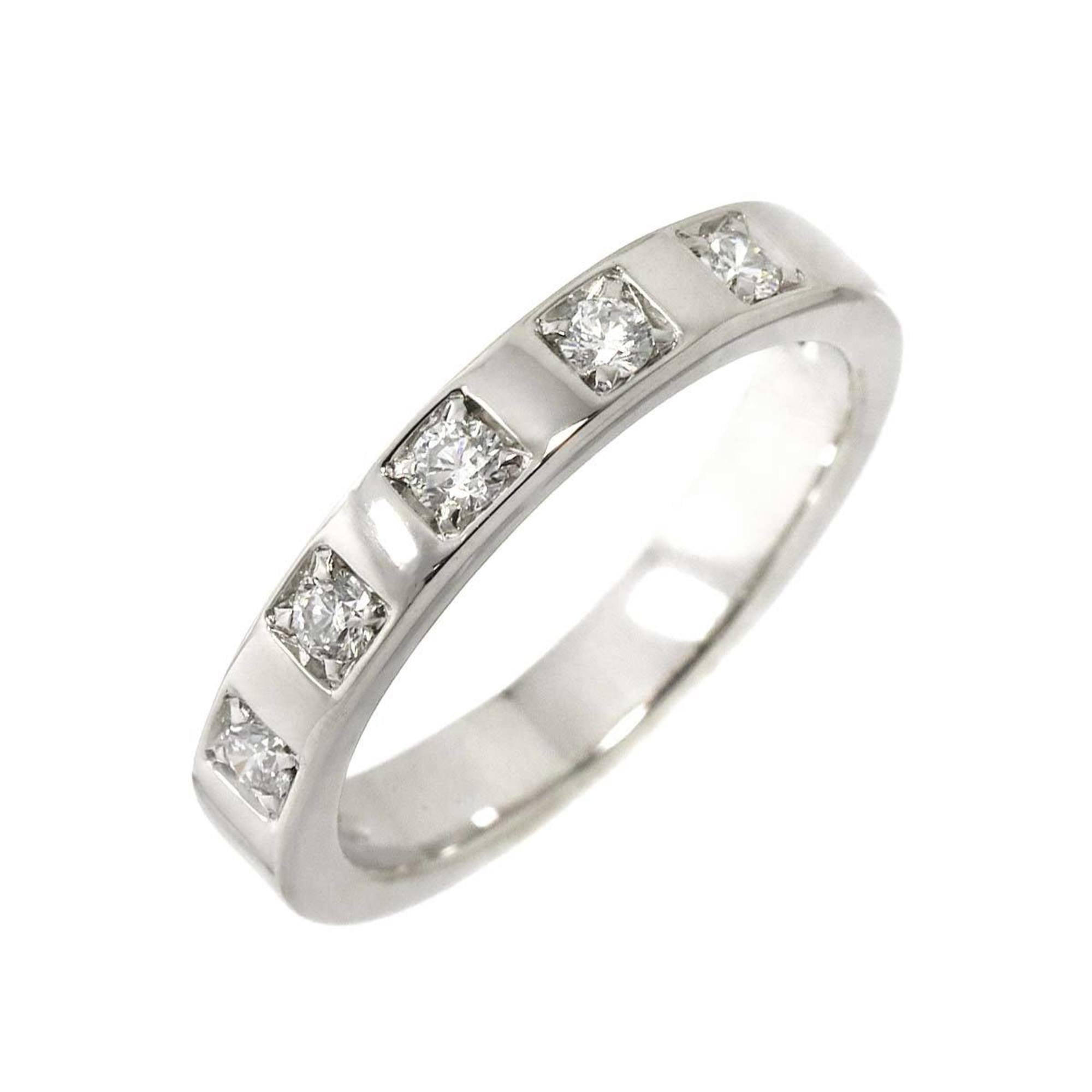 Pre-Owned BVLGARI Marry Me Ring Diamond 5P Pt Platinum