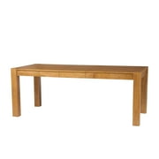 Better Homes & Gardens Bryant Solid Wood Extendable Dining Table, Light Honey Finish