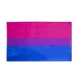 thumbnail image 1 of 1Pc Fashion BISEXUAL Polyester Rainbow Flag Large Durable Pride Flag Outdoor Banner, 1 of 8