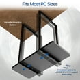thumbnail image 4 of VIVO Large Under Desk PC Shelf Mount, 4 of 8
