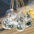 thumbnail image 6 of 2.8" Clear Christmas Ornaments Balls,Hanging Clear Plastic Fillable Ornaments,DIY Christmas Balls for Christmas Tree,Wedding Birthday Party Decorations,Creative Gifts(70 mm), 6 of 9
