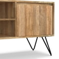 thumbnail image 6 of Simpli Home Simpli Home Hunter 60 inch Wide Solid Mango Wood TV Stand in Natural For TVs up to 65 inches, 6 of 12