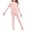 Pink, variant on Loopsun Girls Long Sleeve Round Neck Shirts with and Pants Thermal Loungewear Outfit Beige, 14-15 Years