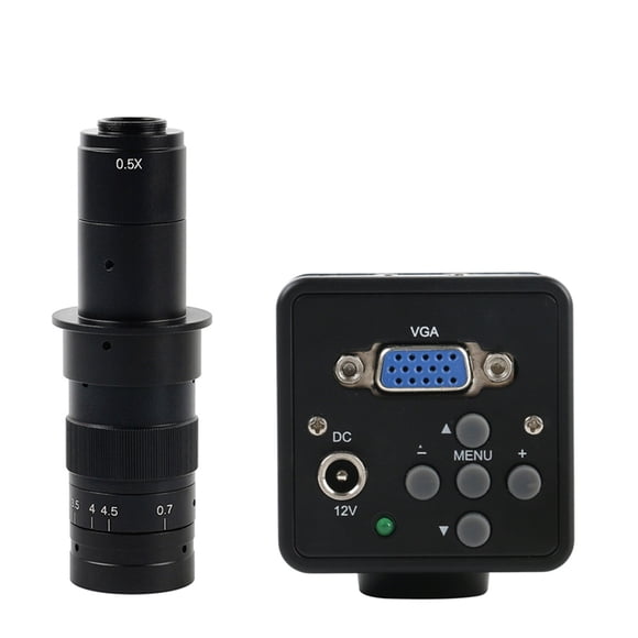Caméra Électronique Numérique Industrielle CCD CMOS Vidéo Microscope C-Mount 1/3 Pouces VGA 2.0MP 1080P HD, Installation Facile