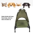 thumbnail image 3 of Cama De Mascotas Elevada Con Dosel, Cuna Sombra Más Grande, Para Perros Al Aire Libre Portátil Pies Goma Sin Deslizamiento,, 3 of 7