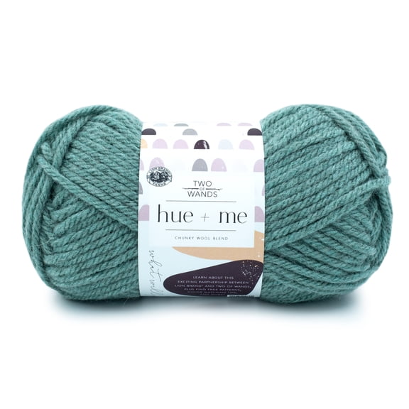 Lion Brand Yarn Hue Me Agave 617-173Z Bulky Acrylic Wool 137 Yards 4.4 oz Yarn