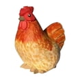 thumbnail image 1 of Figura de pollito de madera tallada a mano, material natural, diseño bonito para decorar el escritorio o la estantería de casa u oficina, regalo coleccionable para amantes de los animales, 1 of 7