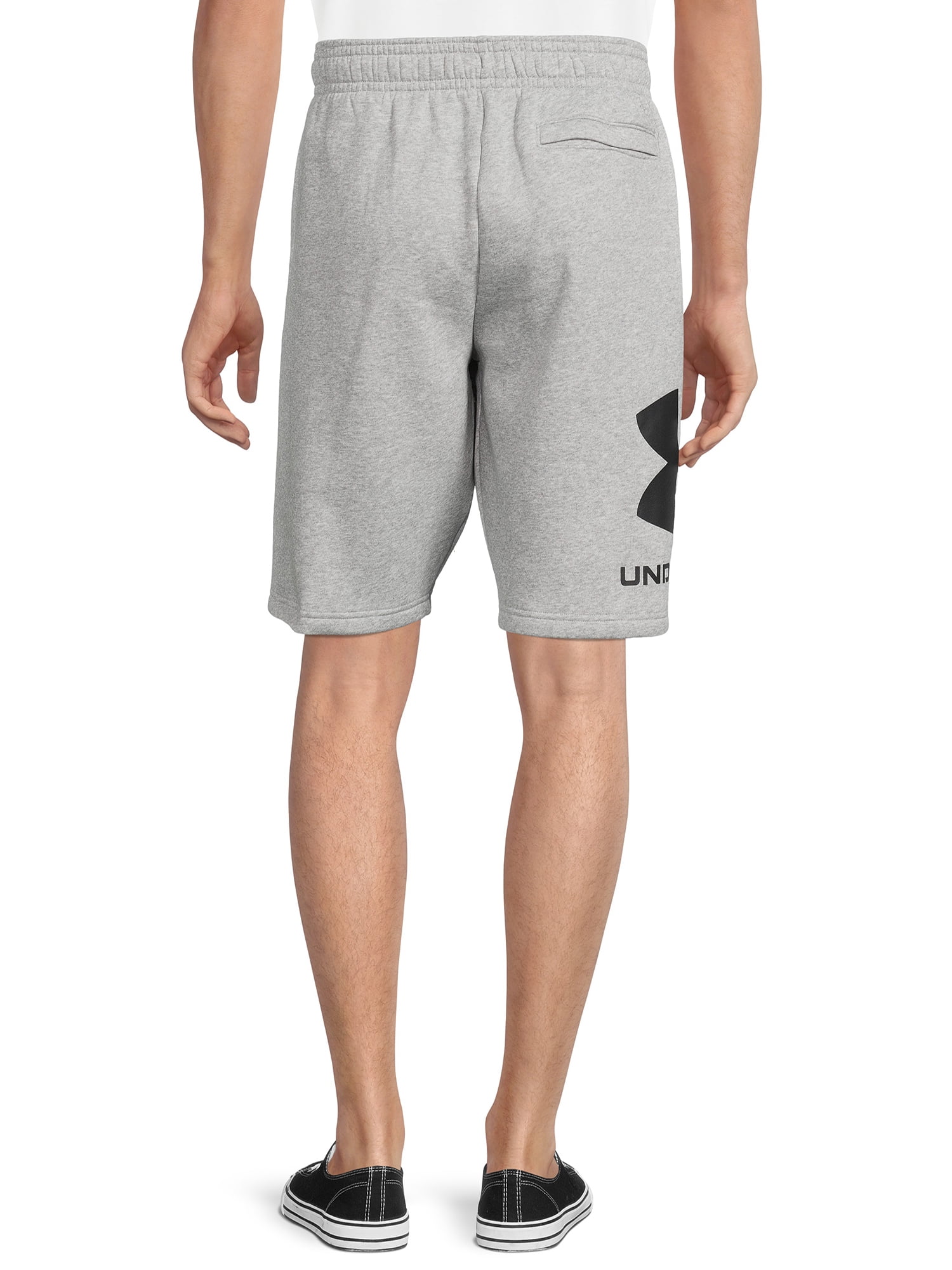 men's ua rival fleece big logo shorts