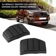 thumbnail image 3 of Akozon 2PCS Brake Pedal Rubber Pads Rubber Brake Pedal for MASTER CLIO  SAFRANE Part Number 7700800426, 3 of 8
