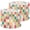 Color 2, variant on Linen Drum Lamp Shades Retro Abstract 1950s 1960s 1970s modern abstract texture Mid 13" x 13" x 10" Lampshade for Table Lamps Floor Lamps Lamp Shade Replacement Easy Assembly Required