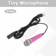 thumbnail image 3 of 2 Pcs Mini Micrófono, Micrófono Mini Tipo C para Grabar Voz del Teléfono, Rosa Brillante, 3 of 6