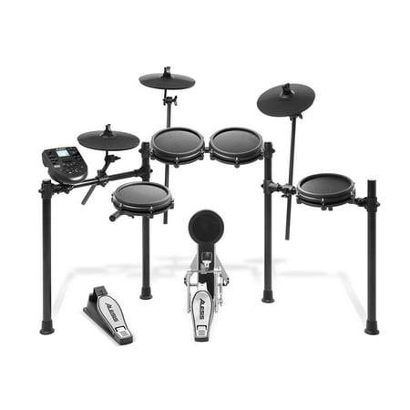 - Alesis Complete 8 Piece Electronic Nitro Portable Drum Kit Set with Mesh Heads