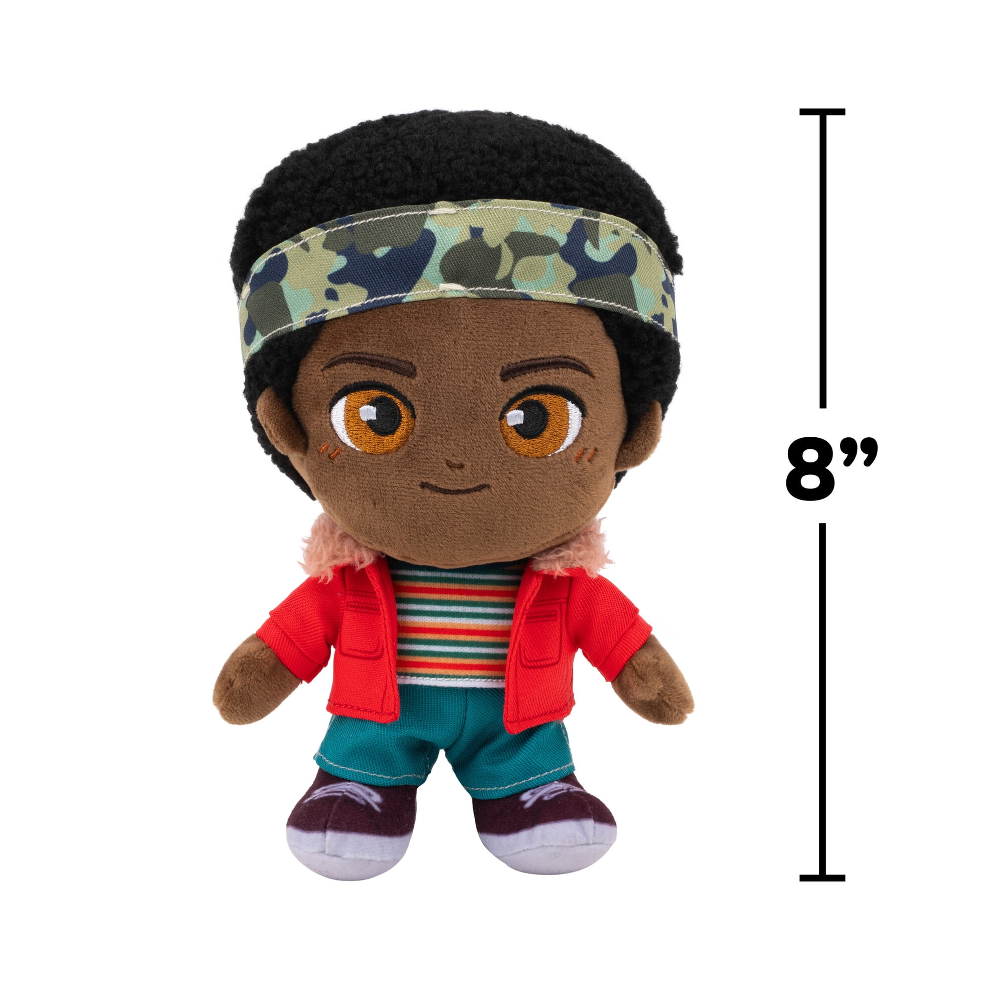 Peluche Stranger Things Lucas Sinclair - Peluche douce de 8 pouces avec broderie spéciale
