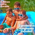 thumbnail image 4 of Splashie XXL Splash Pool - 82" Inflatable Sprinkler Pad for Kids, Toddlers, Girls, Boys, Dogs - Splash Play Mat for Outdoor, Yard - Fun Water Toys, Summer Outdoor Activities Children Ages 2-12 - Blue, 4 of 6