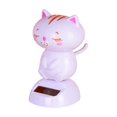thumbnail image 2 of Cat Figurines Solar Powered Dancing Solar Shaking Head Kitten Toy Dashboard Ornament for Car Vehicle Home Office Window Decoration, 2 of 7