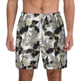 thumbnail image 2 of Goofa Abstract Watercolor Printed Men's Swim Trunks Board Shorts Quick Dry Mens Swimming Trunks with Compression Liner,Breathable Fit Hawaii Beach Shorts-Large, 2 of 9