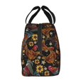 thumbnail image 2 of Lsque Sunflower Rooster Pattern Lunch Bag Women/Men Insulated Lunch Box,Small Leakproof Cooler Food Lunch Containers Reusable High Capacity Lunch Tote Bags, 2 of 6