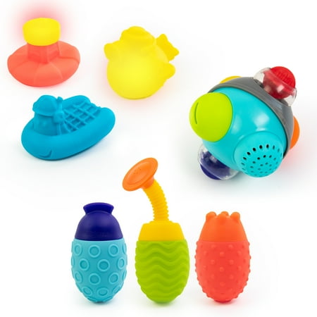 Pour & Explore Bath Toy 7 PC Gift Set