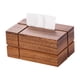 thumbnail image 2 of Rectángulo de Caja de Almacenamiento de Papel de Caja de Pañuelos de Madera Maciza Nórdica para Dormitorio Hotel, 2 of 9